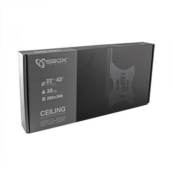 Sbox televizora kronšteins CPLB-28S, 30kg, 23-43 collu, 200x200mm, augstuma regulējums 608-858mm, slīpums -20-20°, 1 ekrāns (CPLB-28S)