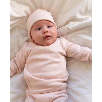 Lodger Beanie Melange детская шапка BEM 103_0-6, 0-6M, 100% органический хлопок, Tan Melange, Oeko-Tex (BEM 103_0-6)