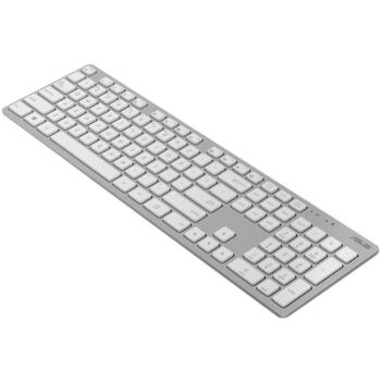 Asus Клавиатура и мышь комплект W5000 90XB0430-BKM3A0, 2.4 GHz, 3 кнопки, USB беспроводной приемник, белый (90XB0430-BKM3A0)