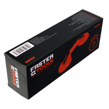 Stikla pacēlājs ar diviem piesūcekņiem 2x11.5cm, max 70kg 03-16-0410 FASTER TOOLS (03-16-0410)