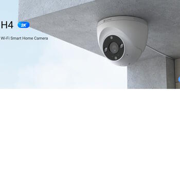 Ezviz H4 CS-H4-3WKFL-2.8mm, 3МП, 2K, IP67, MicroSD до 512ГБ, ночное видение 30м, двусторонняя связь, ИИ (CS-H4-3WKFL-2.8mm)