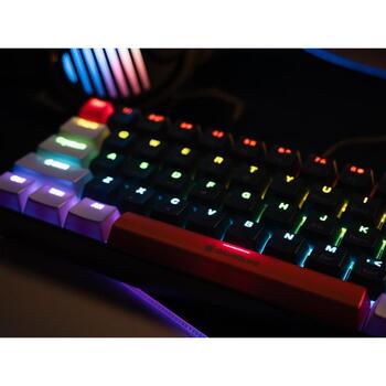 Tracer клавиатура TRAKLA47873, 61 клавиша, USB, механическая, RGB подсветка, 50 млн нажатий, анти-гостинг, серая (TRAKLA47873)