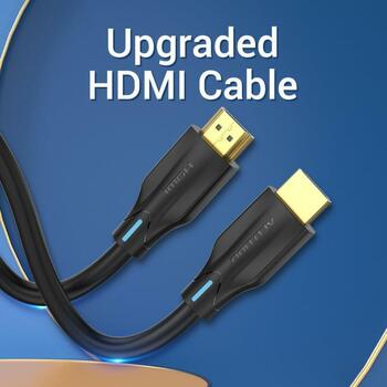 Vention HDMI кабель 8K/3M AANBI, 3м, 48Gbit/s, 2.1, 3D, eARC, OFC, золотые разъемы (AANBI)
