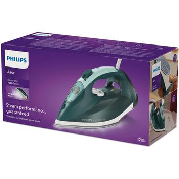 Philips Tvaika gludeklis DST7031/70, 2800 W, 2 m, 220-240 V, 50-60 Hz, tvaika jauda 250 g/min, nepārtraukta tvaika 50 g/min (DST7031/70)