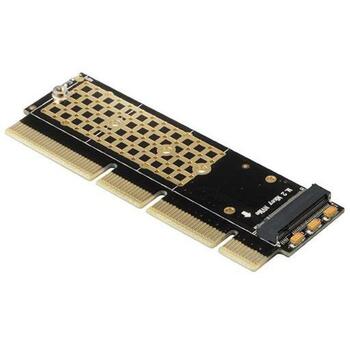 Axagon адаптер PCEM2-1U PCIe NVMe M.2, 90 x 22 x 5 мм, 1 термопрокладка, монтажные материалы, отвертка (PCEM2-1U)