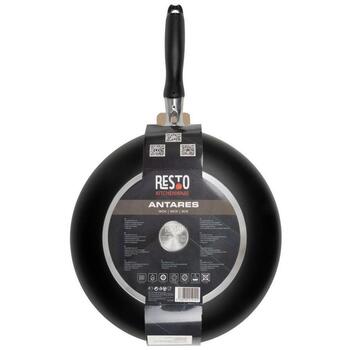 Resto Wok 93603, 30 cm, 500 mm, 90 mm, alumīnijs, PFLUON, ergonomisks rokturis, indukcijas apakša, 1 gab. (93603)