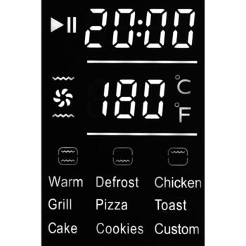 Gastroback Design Bistro печь 42814, 1500 Вт, 3 пиццы, 1 печь, 5 нагревательных элементов, 30 см, 26 л, цифровой таймер (42814)