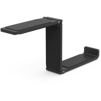 Zalman ZM-FH10 BK austiņu turētājs, alumīnijs, gumija, tērauds, melns, 15.9x2.5x7.5 cm, 1.8 kg, salocīts 13x25x84 mm (ZM-FH10 BK)