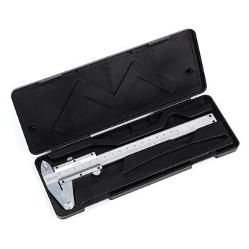 Bīdmērs 150mm, 0.02mm, nerūsējošā tērauda Polax (38-040)