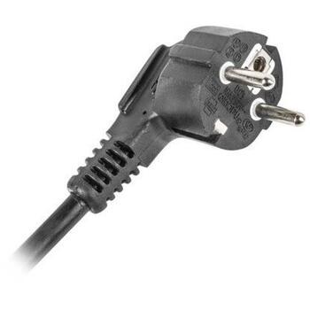 Lanberg Pagarinātājs PDU-08E-0200-BK, 1U, 16A, 8x230V, automātiskais drošinātājs, pārsprieguma aizsargs (PDU-08E-0200-BK)