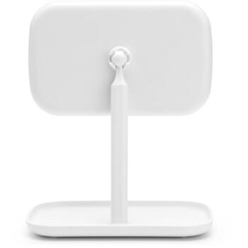 Brabantia ReNew зеркало с полкой 280726, 400г, 28.3x20x12.6см, пластик, регулируется на 360°, нескользящее основание (280726)