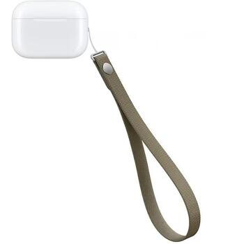 Apple Ремешок на запястье MKF94ZM/A, 39.1 см, оливковый, 100% переработанный PET, магниты, совместим с iPhone и AirPods Pro (MKF94ZM/A)
