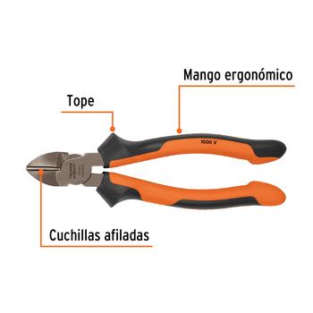 Diagonālās griešanas knaibles 200mm T202-8X TRUPER (T202-8X)