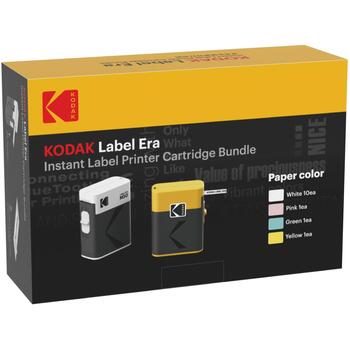 Kodak M50 Label Era Instant Label Printer Cartridge Bundle ( + 13 Rolls) Yellow (M50Y)
