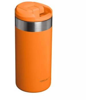 Stanley Termokrūze 2810788143 0,35L, Oranžs, Siltu dzērienu uztur līdz 4h, Aukstu dzērienu līdz 6h, Nerūsējošais tērauds (2810788143)