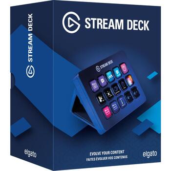 Elgato Клавиатура Stream Deck MK.2 10GBA9901, 15 ЖК-клавиш, USB-C, USB 2.0, черный, программируемые горячие клавиши (10GBA9901)