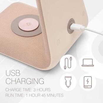 Rio Зеркало для макияжа высокой производительности MMDL-EU/1,0, Ø 24.5cm, 2000mAh, LED освещение, 85° поворотный дизайн (MMDL-EU/1,0)