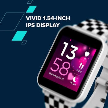 Детские умные часы с Bluetooth, воспроизведением музыки и белым корпусом Joyce KW-43 Dual BT Music Белые CANYON (CNE-KW43WB)