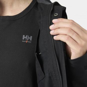 Helly Hansen рабочая куртка Oxford 2.0 77260_990-2XL&HH, 2XL, молния YKK, нагрудный карман, светоотражающие детали (77260_990-2XL&HH)