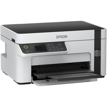 Epson Многофункциональный компактный принтер M2120 C11CJ18402, A4, Ч/Б, Wi-Fi, 15 стр./мин, 1200 x 2400 dpi, Без аккумулятора (C11CJ18402)