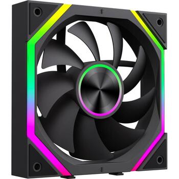 Gamemax Korpusa ventilators FN12A-N2 WL, 120mm, 58.6 cfm, 800-2000 rpm, Hidrauliskais gultnis, 30.6 dBA (FN12A-N2 WL)