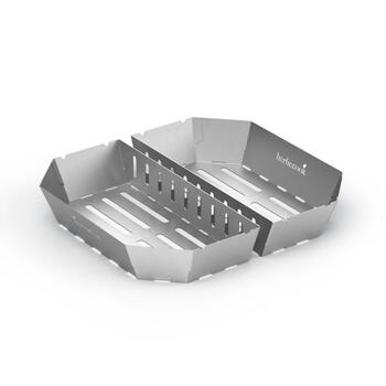 Barbecook ogļu trauks BC-ACC-7450, 32cm, 16.5cm, 6cm, nerūsējošais tērauds, paredzēts grilēšanai (BC-ACC-7450)