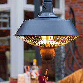 Infrasarkanais sildītājs 2100 W karināms pie griestiem terasēm „Indus Bright Hanging” RSH16 Sunred (RSH16)