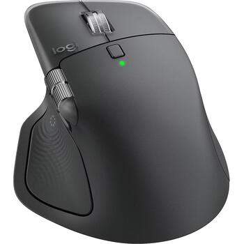 Logitech MX Master 4 pele 910-007562, 8000 DPI, 7 pogas, Bluetooth, USB, 10 m bezvadu diapazons, 650 mAh akumulators (910-007562)