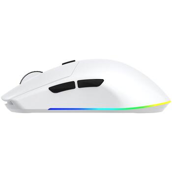 White Shark игровая мышь CADOR WGM-5020, 6400 DPI, 1000 Hz, 6 кнопок, 500 mAh, RGB, белая (CADOR-W)