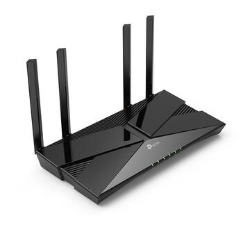 TP-Link Archer AX1800 беспроводной маршрутизатор Wi-Fi 6 до 1800 Mbps Mesh 4× антенны 1× WAN 4× LAN Gigabit Чёрный (ARCHERAX1800)