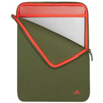Rivacase Чехол для MacBook 13 5221KHAKI, 39.6см, 220г, неопрена, монохромный, внутренняя эластичная система, двойная молния (5221KHAKI)