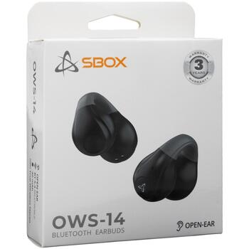 Sbox Беспроводные наушники EB-OWS14B, 20-20000Гц, 32Ω, 105dB±3, Bluetooth 5.3, 4ч время разговора, 22ч время ожидания (EB-OWS14B)