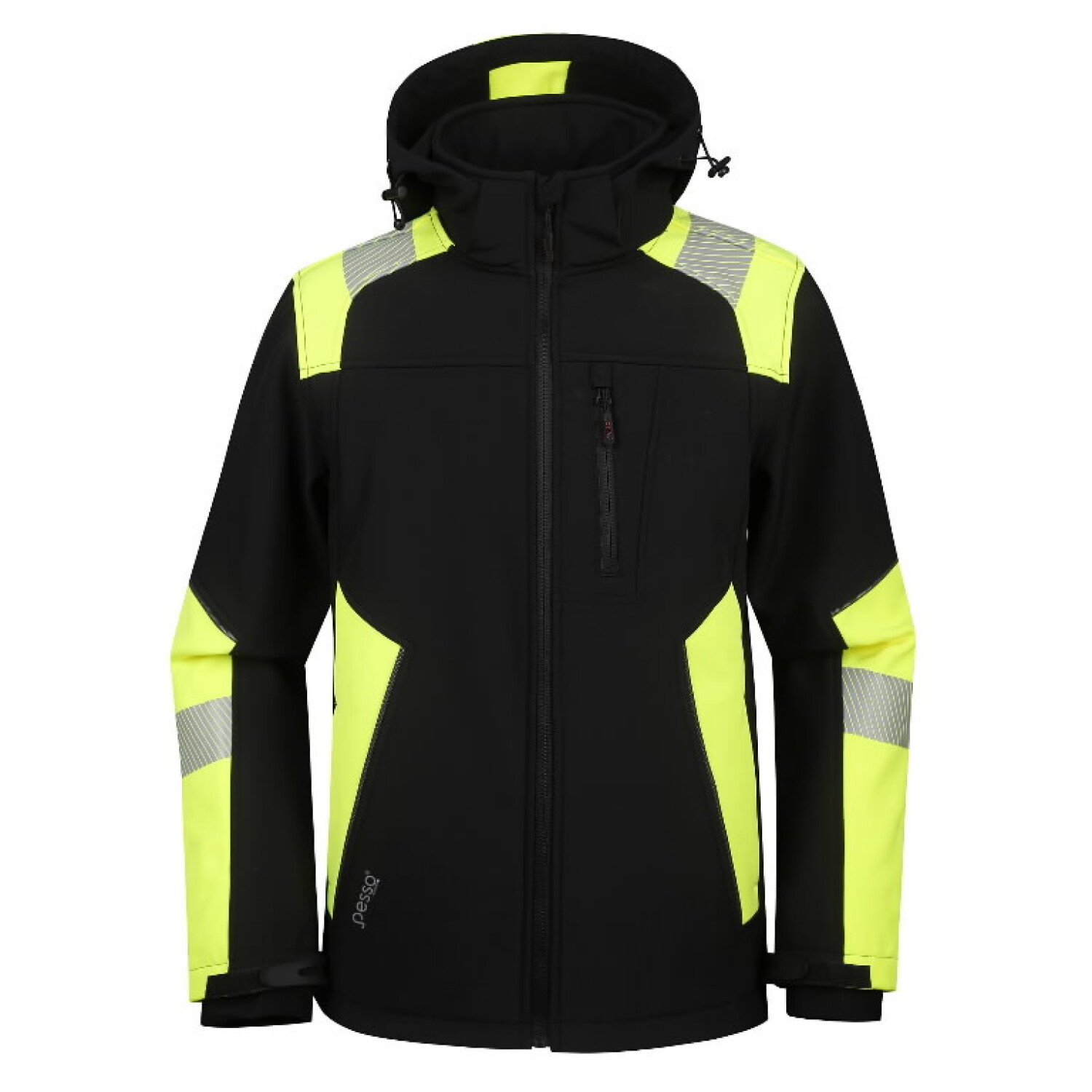 Pesso Softshell куртка Astra ASTRA_5XL&PESSO, 5XL, водоотталкивающая, дышащая, флисовая подкладка, регулируемый капюшон (ASTRA_5XL&PESSO)