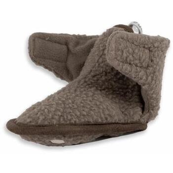 Lodger Teddy тапочки Buffalo SLT 535_3-6, 3-6M, 100% полиэстер, липучка, коричневый/песочный, осень/зима (SLT 535_3-6)