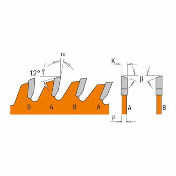 CMT Zāģripa kokam 3ITK Plus 272.305.72M, 305x30mm, Z72, 2,6mm, 1,8mm, -5°, ATB, mīkstai un cietai koksnei, saplāksnim (272.305.72M)