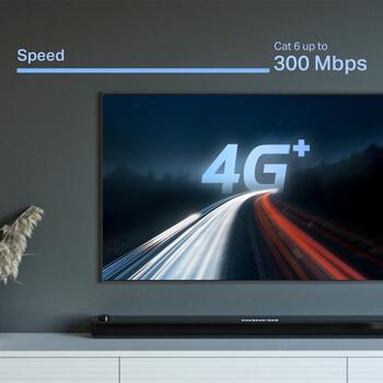 TP-Link беспроводная точка доступа Deco X10-4G, 4G+ AX1500, 3× гигабитные порты, 1201 Мбит/с (5 ГГц), 300 Мбит/с (2.4 ГГц) (Deco X10-4G(1-pack))