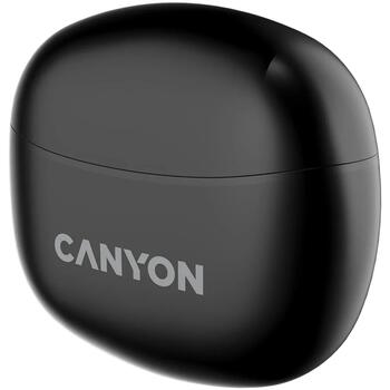 Беспроводные TWS наушники с Bluetooth соединением TWS-5 Черные CNS-TWS5B CANYON (CNS-TWS5B)