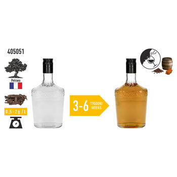 Browin дубовые стружки, 405051, 50 г, 0.5-2 г/1 Л, ароматы: бочка, кофе, карамель (405051)