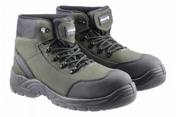 Hogert HT5K562-45 aizsargzābaki, S3, SRC, 45.izm., nubuka āda, PU zole, kompozīta purngals, Kevlar pretduršanas ieliktnis (HT5K562-45)