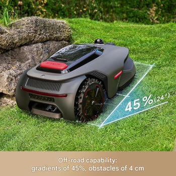 MOVA LiDAX Ultra 1600 robotizēts zāles pļāvējs bez vada 1600m² LiDAR navigācija MXXM5100 Pelēks (MXXM5100)