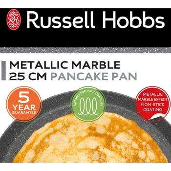 Russell Hobbs Pankūku panna RH028521EU7, 25cm, maigs pieskāriens, nepiedegošs, elektriskā, gāzes, stikla keramikas, indukcijas (RH028521EU7)