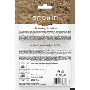 Browin Закваска для хлеба с дрожжами 409431, 23г, пшеничная, для хлеба до 750г, с солодом, без добавок (409431)