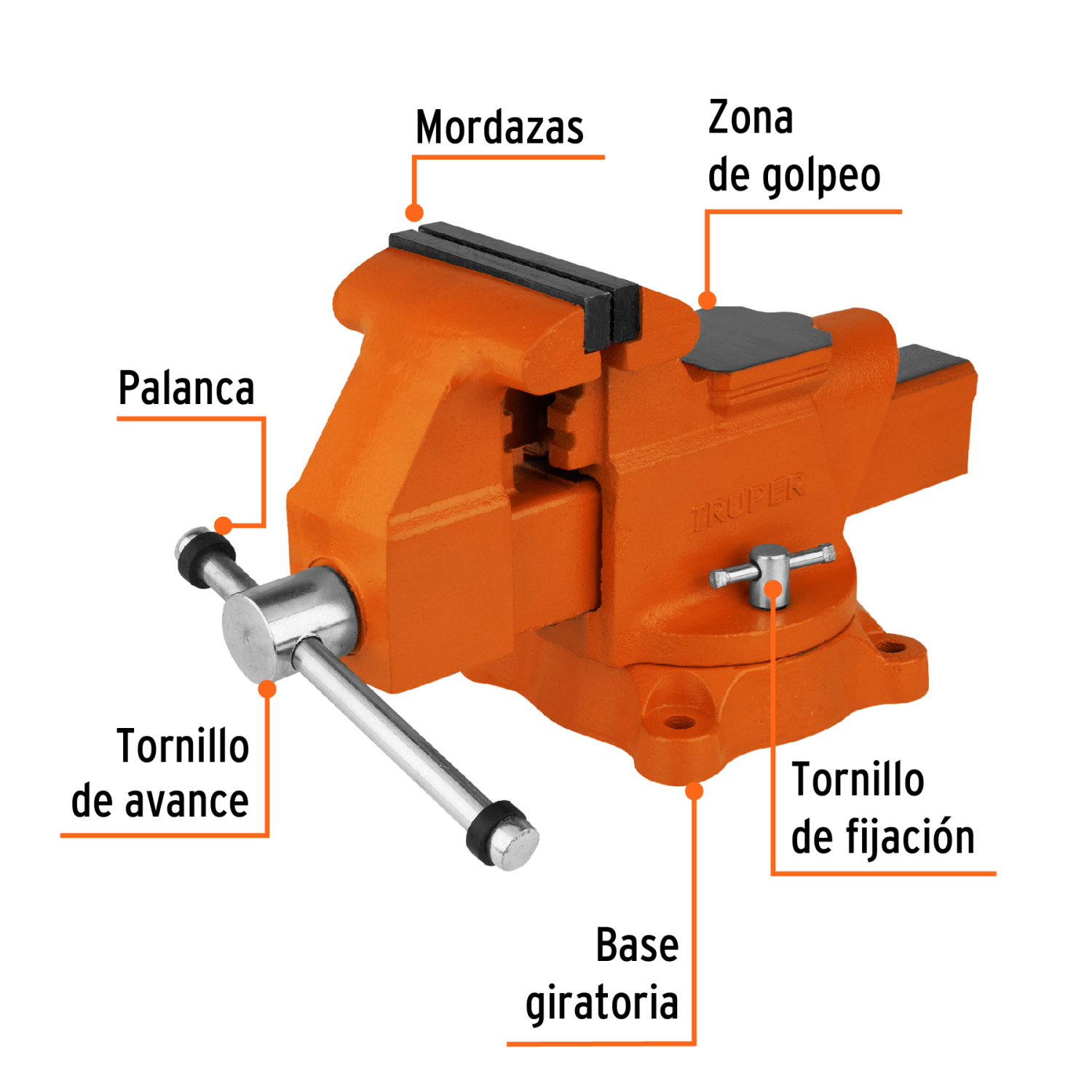 Spīles 15,8kg 18593 TA-5 Truper (TA-5)