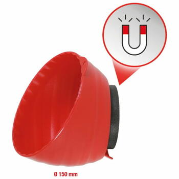Kstools Plastmasas trauks ar magnētu 800.0156, Ø150 mm, 750 g (800.0156)