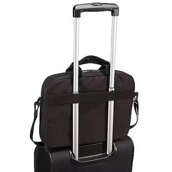 Case Logic Сумка для ноутбука ADVA114 BLACK, 14 дюймов, полиэстер, курьерский портфель, плечевой ремень, черная (3203986)