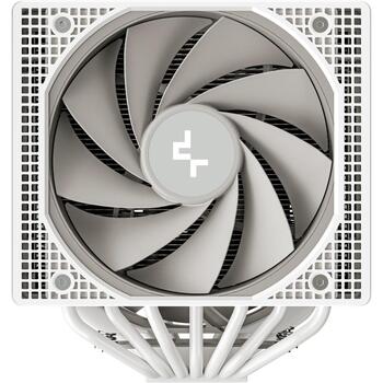 Deepcool ASSASSIN IV WH R-ASN4-WHNNMT-G, 58.06/79.1 cfm, 2 ventilatori, 7 siltuma caurules, PWM atbalsts, 29.3 dBA (R-ASN4-WHNNMT-G)