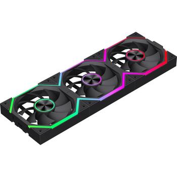 Gamemax Korpusa ventilators FN12A-N2 WL, 120mm, 58.6 cfm, 800-2000 rpm, Hidrauliskais gultnis, 30.6 dBA (FN12A-N2 WL)
