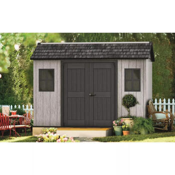 Keter Садовый сарай Oakland 1175 SD 29204172, 350x229x254cm, 215kg, стены DUOTECH, двойные двери, 2 окна (29204172)