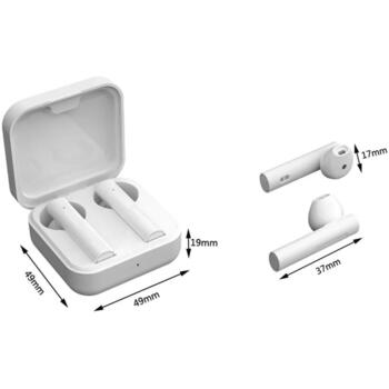 Manta Беспроводные наушники MTWS004X, 12ч, 32Ω, IPX5, 20-20000Гц, 10мм, Bluetooth 5.0, Siri, Google Assistant (MTWS004X)