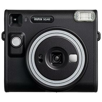 Fujifilm моментальная камера INSTAXSQUARESQ40BLACK, черный, литий-ионный аккумулятор, объектив 65.75mm f/12.6, макросъемка 30-48см (INSTAXSQUARESQ40BLACK)